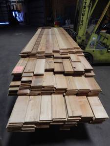 lot 5 image: 1 x 6 WP4 T&G Cedar Paneling (approx 2100 lineal feet)