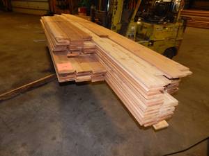 lot 8 image: 1 x 6 WP4 T&G Cedar Paneling (approx 1266 lineal feet)