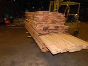 lot 20 image: 1 x 8 Cedar Rabbited Lap Siding (approx 3844 lineal feet)