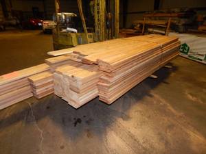 lot 21 image: 1 x 8 Cedar Rabbited Lap Siding (approx 1772 lineal feet)