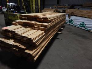 lot 26 image: 1 x 8 Cedar Rabbited Lap Siding (approx 3248 lineal feet)