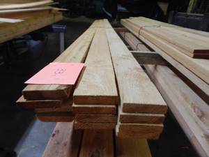 lot 33 image: 1 x 4 Western Red Cedar Trim Boards (approx 144 lineal feet)