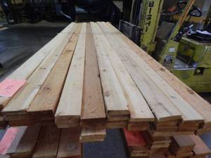 lot 36 image: 1 x 4 Western Red Cedar Trim Boards (approx 480 lineal feet)