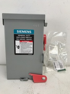 Siemens General Duty Enclosed Switch (Broken Handle)