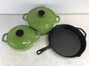 Cooking Pots and Cast Iron Pan