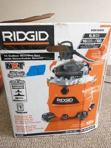 Ridgid 16 Gal. 6.5-Peak HP NXT WetDry Shop Vacuum with Detachable Blower, Filter, Hose and Accessories