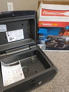 Sentry Safe 0.36 cu. ft. Fire Safe, Waterproof Fire Resistant Chest, Large