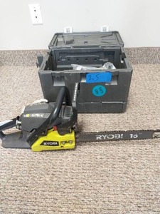 Ryobi 16 in. 37cc 2-Cycle Gas Chainsaw with Heavy-Duty Case
