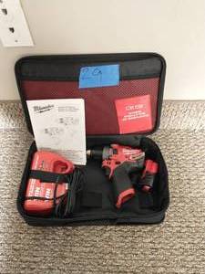 Milwaukee M12 FUEL 12-Volt Lithium-Ion Brushless Cordless 12 in. Hammer Drill Kit with 2.0 Ah Battery and Bag