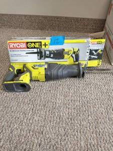 Ryobi 18-Volt ONE Cordless Brushless Reciprocating Saw (Tool Only) with Wood Cutting Blade