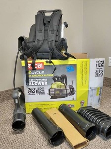 Ryobi 2 cycle gas backpack blower