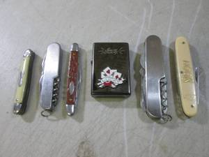 (EC1) Assorted Pocket Knives and Li...