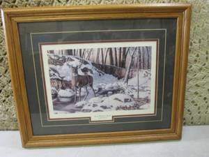(RMC) Framed Jim Hansel River Bott...