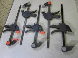 (RM4) Lot of 5 Clamps 20 overall l...