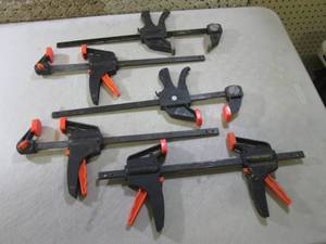 (RM4) Lot of 5 Clamps 20 overall l...