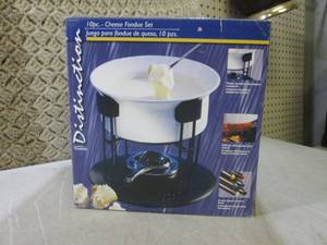 (BS) 10pc Cheese Fondue Set...