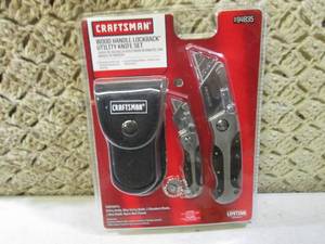 (E-1) Craftsman Wood Handle Lockbac...