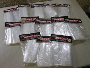 (F-1) 13 Packs of Sandwich Bags 50 ...