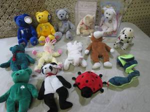 (F-3) Assorted Beanie Babies...