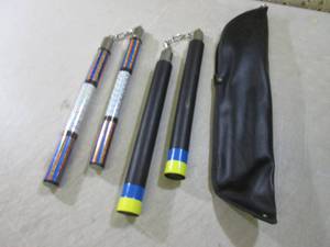 (BSB) Lot of 2 Nunchucks with Bag...