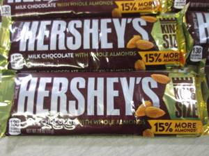 (B-1) 12 King Size Hersheys with Al...