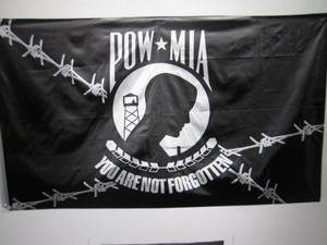 (RMDR) 3 ft x 5 ft POWMIA with Bar...