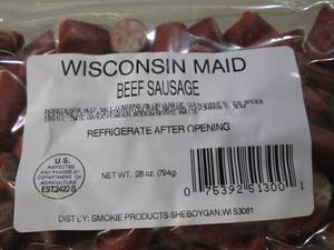 (B-2) Wisconsin Maid Beef Sausage B...