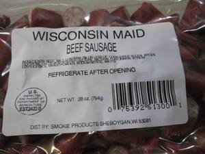 (B-2) Wisconsin Maid Beef Sausage B...