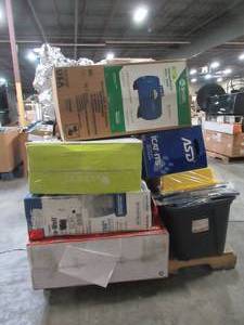 lot 429 image: WHOLESALE MIXED PALLET OF GARAGE ITEMS AND HOUSEWARES