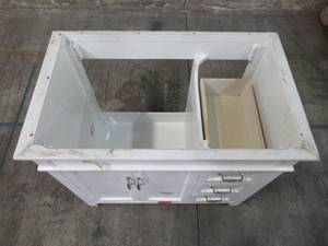 lot 446 image: Home Decorators Collection Ashburn 37 in. W x 22 in. D Bath Vanity in White with Cultured Marble Vanity Top in White ASWA3621DR-CMW