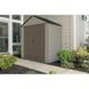 lot 311 image: Rubbermaid Outdoor Storage Shed 3 Ft. 5 In.x 7 Ft. Double-wall Plastic Resin. 2035897. - May Be Missing PartsHardware. For PartsRestore.