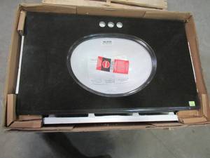 lot 335 image: Pegasus 37 in. x 22 in. Granite Vanity Top in Midnight Black with White Bowl and 4 in. Faucet Spread 17888.