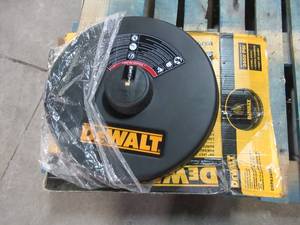 lot 338 image: Dewalt 18 in. Surface Cleaner for Gas Pressure Washers Rated up to 3700 PSI, DXPA34SC