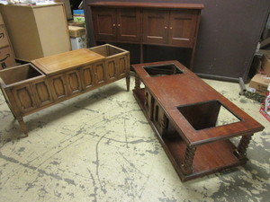 lot 213 image: COFFEE TABLE, ACCENT TABLE, CABINET