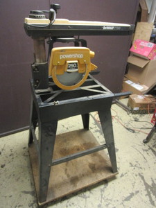 lot 228 image: DEWALT 10 RADIAL ARM SAW