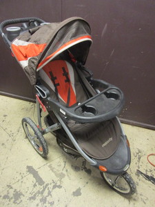 lot 245 image: VELOCITY BABY TREND JOGGING TRAILER