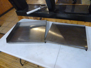 lot 13 image: 2 Stainless Shelves