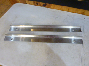 lot 15 image: 2 Stainless Shelf Brackets