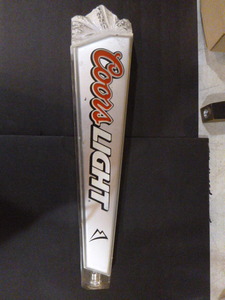 lot 41 image: Coors Light Beer Tap Handle