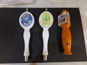 lot 48 image: 3 Beer Tap Handles