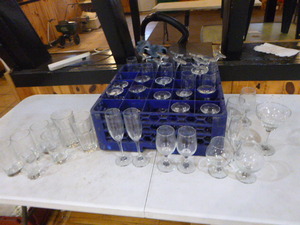 lot 69 image: Wine and Champagne Glasses