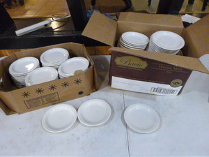 lot 71 image: Small White Plates