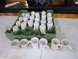 lot 72 image: White Coffee Cups
