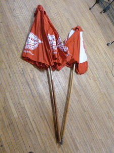 lot 87 image: 2 Patio Bar Umbrellas