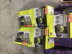Lot of 5 Ryobi Gas Backpack Blower Original Customer Returns See Pics