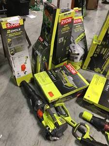 Lot of Ryobi Blower and Hardware Original Customer Returns See pics