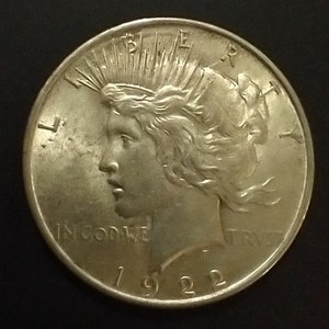 1922 Peace Dollar