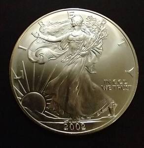2002 American Silver Eagle
