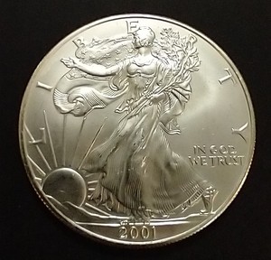 2001 American Silver Eagle