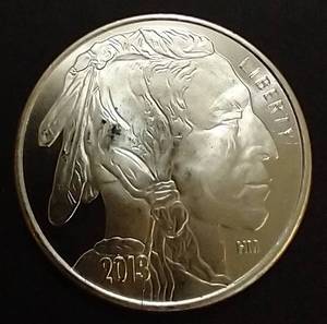 2013 1 Oz. Buffalo Silver Round